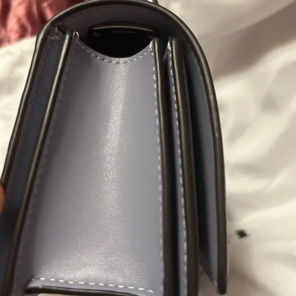 NWT Coach 1941 Bandit Crossbody in Silver / Grey Blue - Picture 4 of 14